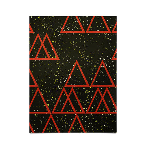 Triangle Footprint Cosmos4 Poster