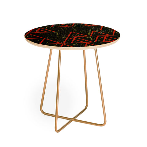 Triangle Footprint Cosmos4 Round Side Table