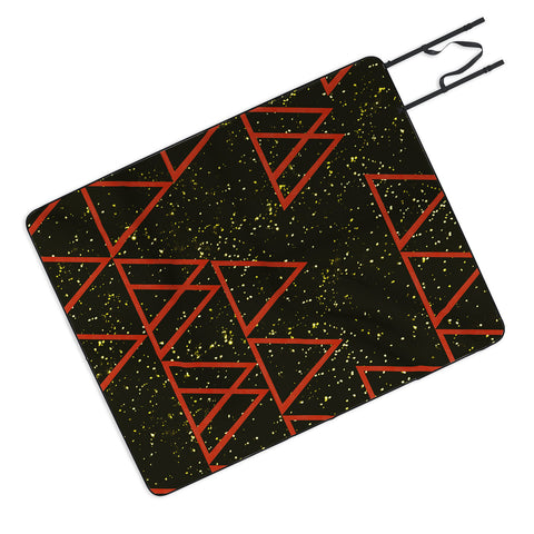 Triangle Footprint Cosmos4 Picnic Blanket