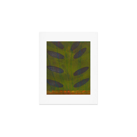 Triangle Footprint let us go Art Print
