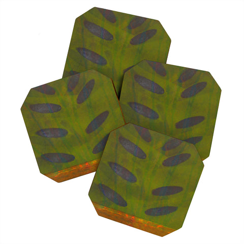 Triangle Footprint let us go Coaster Set