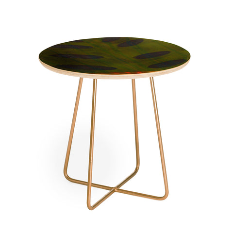 Triangle Footprint let us go Round Side Table