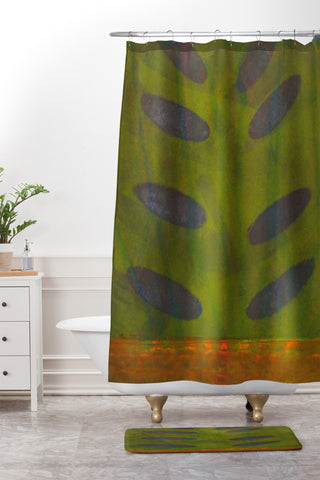 Triangle Footprint let us go Shower Curtain And Mat