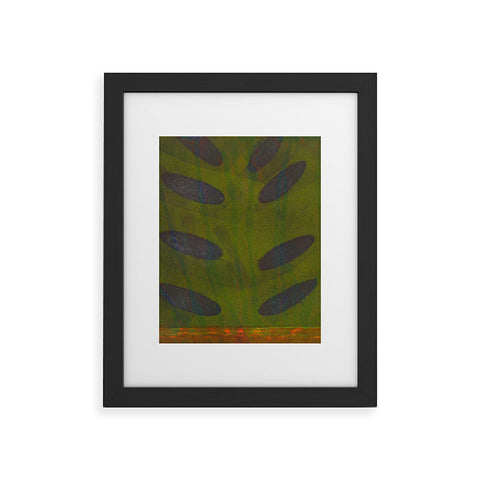 Triangle Footprint let us go Framed Art Print