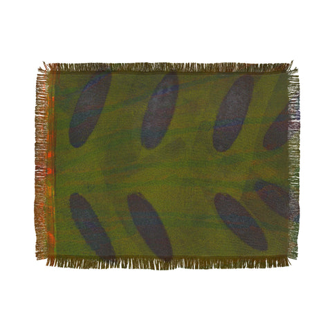 Triangle Footprint let us go Throw Blanket