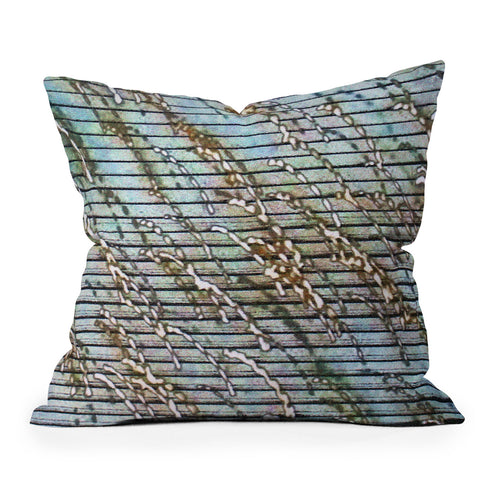 Triangle Footprint li1 Throw Pillow