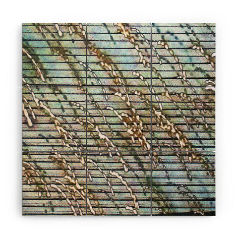 Triangle Footprint li1 Wood Wall Mural