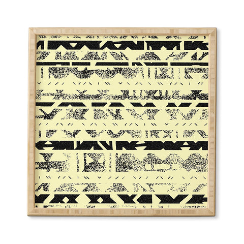 Triangle Footprint Lindiv1 Framed Wall Art