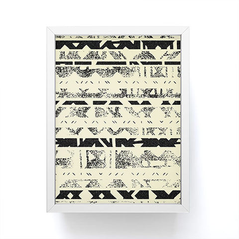 Triangle Footprint Lindiv1 Framed Mini Art Print