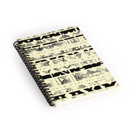 Triangle Footprint Lindiv1 Spiral Notebook