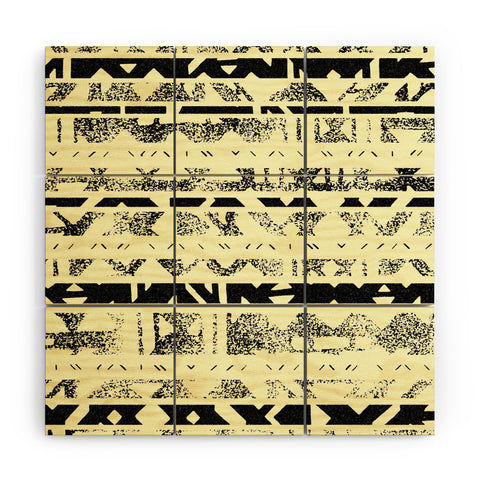 Triangle Footprint Lindiv1 Wood Wall Mural