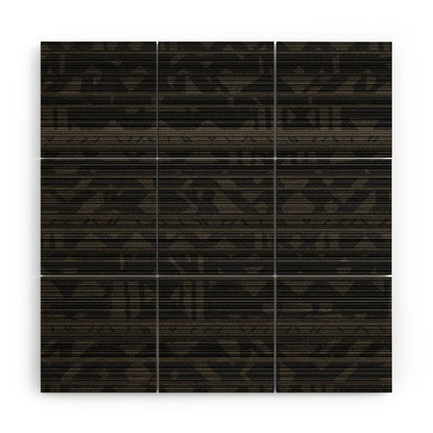 Triangle Footprint Lindiv2 Wood Wall Mural