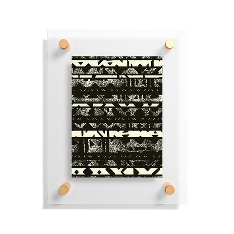 Triangle Footprint Lindiv4 Floating Acrylic Print