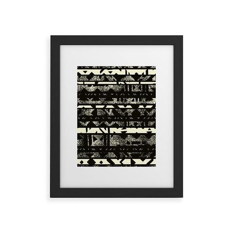 Triangle Footprint Lindiv4 Framed Art Print