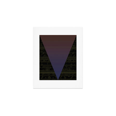 Triangle Footprint Lindiv5 Art Print