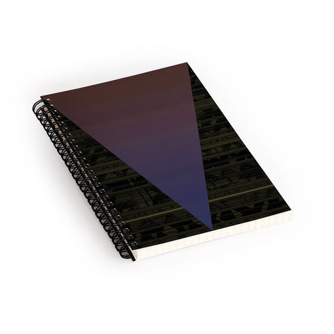 Triangle Footprint Lindiv5 Spiral Notebook