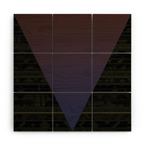 Triangle Footprint Lindiv5 Wood Wall Mural