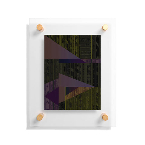 Triangle Footprint Lindiv6 Floating Acrylic Print