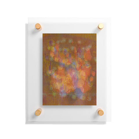 Triangle Footprint moments ago Floating Acrylic Print