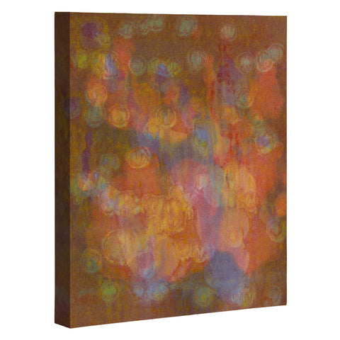 Triangle Footprint moments ago Art Canvas
