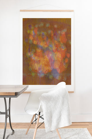 Triangle Footprint moments ago Art Print And Hanger