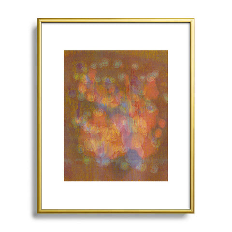 Triangle Footprint moments ago Metal Framed Art Print