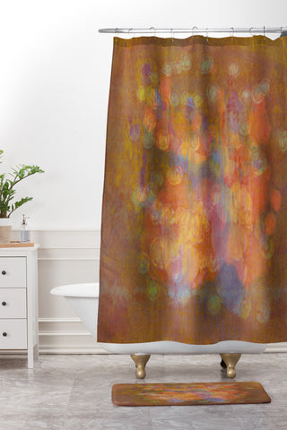 Triangle Footprint moments ago Shower Curtain And Mat