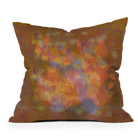 Triangle Footprint moments ago Throw Pillow