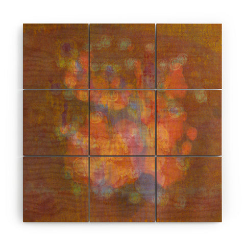 Triangle Footprint moments ago Wood Wall Mural