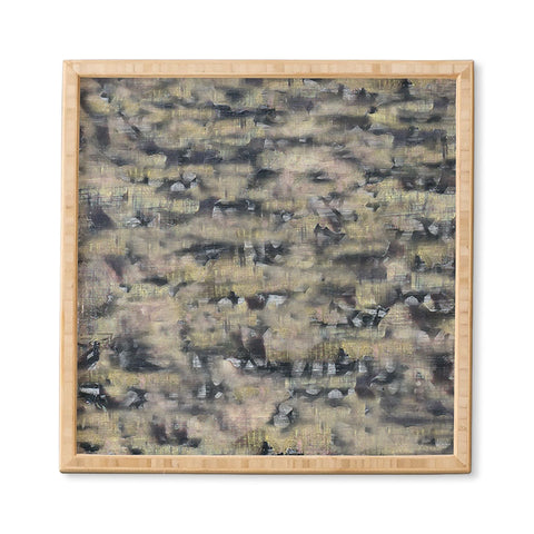 Triangle Footprint ms1c2 Framed Wall Art