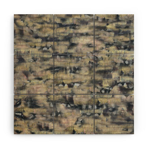 Triangle Footprint ms1c2 Wood Wall Mural