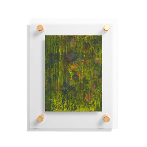 Triangle Footprint narrow the trace Floating Acrylic Print