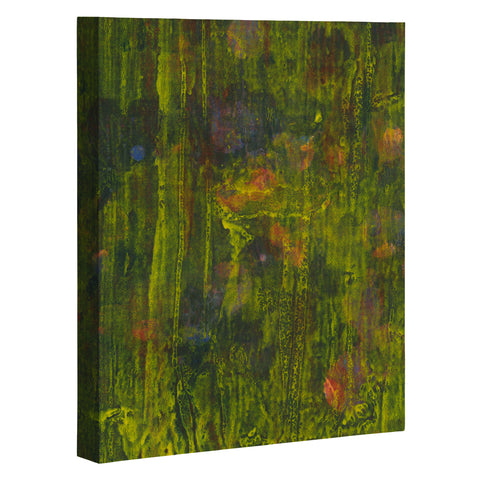 Triangle Footprint narrow the trace Art Canvas