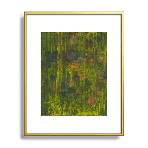 Triangle Footprint narrow the trace Metal Framed Art Print