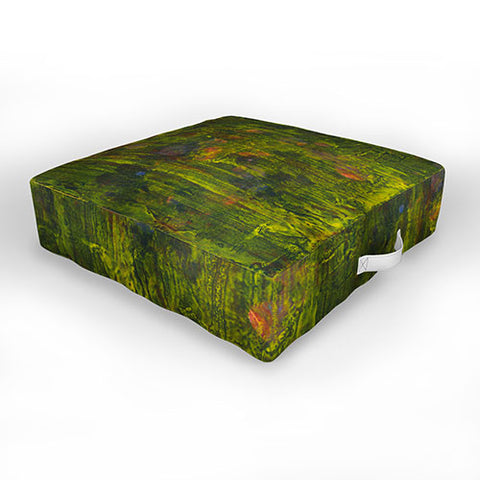 Triangle Footprint narrow the trace Outdoor Floor Cushion