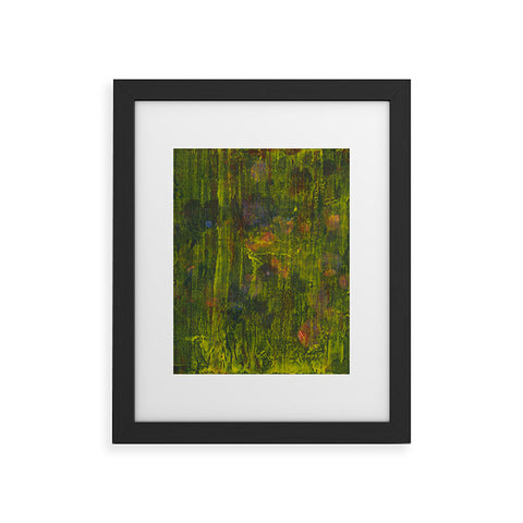 Triangle Footprint narrow the trace Framed Art Print