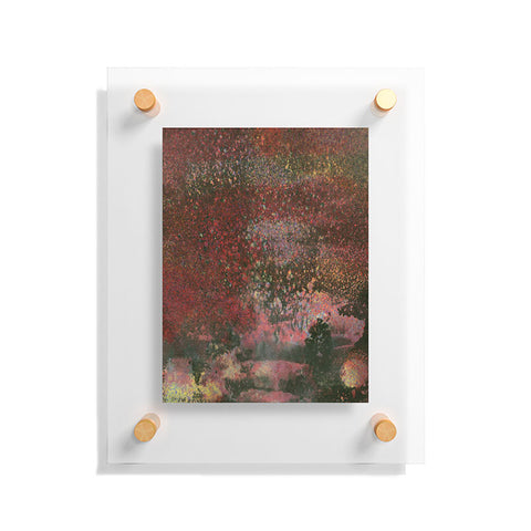 Triangle Footprint nobody is gonna move Floating Acrylic Print