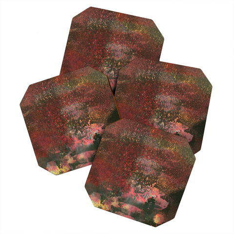 Triangle Footprint nobody is gonna move Coaster Set