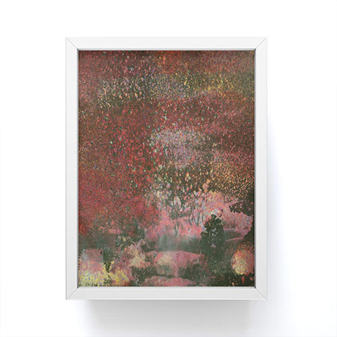 Triangle Footprint nobody is gonna move Framed Mini Art Print