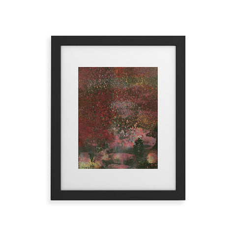 Triangle Footprint nobody is gonna move Framed Art Print