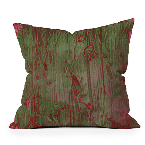 Triangle Footprint nothing to lose Throw Pillow