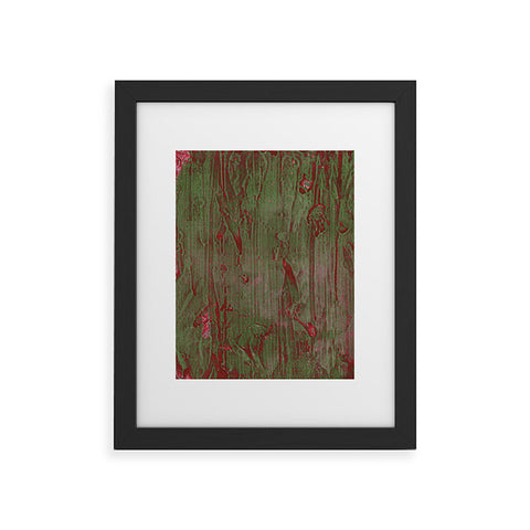 Triangle Footprint nothing to lose Framed Art Print
