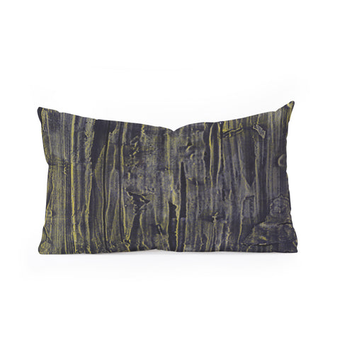 Triangle Footprint really incredible Oblong Throw Pillow