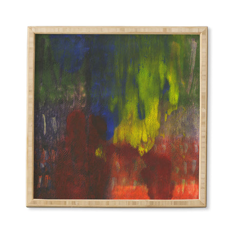 Triangle Footprint right there Framed Wall Art