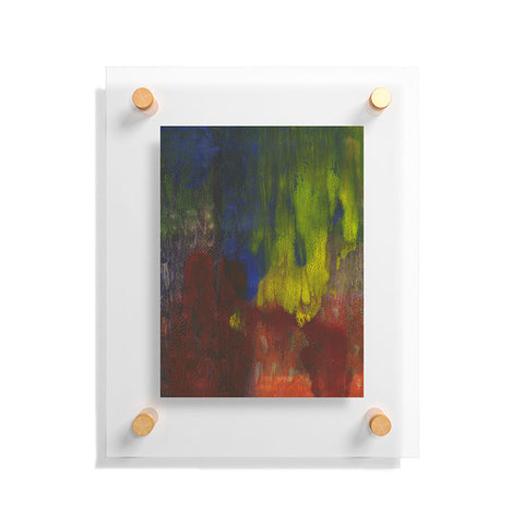 Triangle Footprint right there Floating Acrylic Print