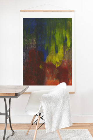 Triangle Footprint right there Art Print And Hanger