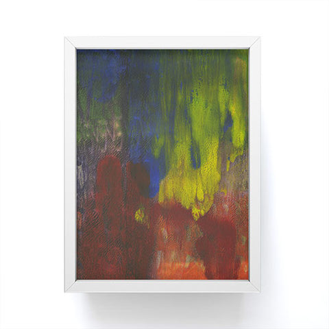 Triangle Footprint right there Framed Mini Art Print