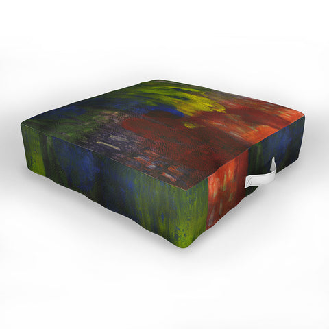 Triangle Footprint right there Outdoor Floor Cushion