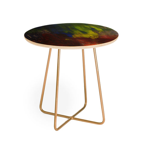 Triangle Footprint right there Round Side Table