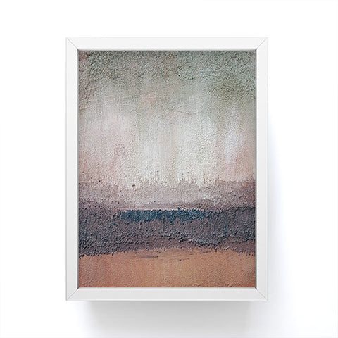 Triangle Footprint s1 Framed Mini Art Print